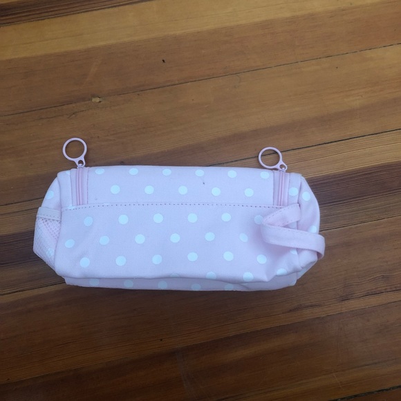 Pink polka dot makeup bag - Picture 2 of 3